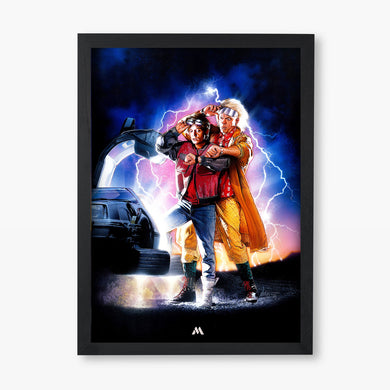 Back to the Future Collection Art Poster-Combo