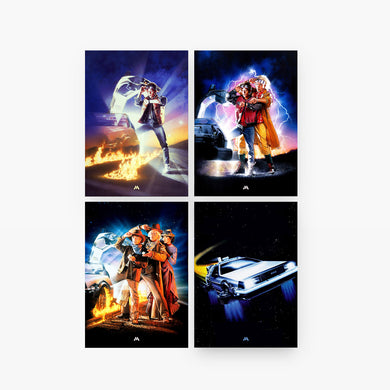 Back to the Future Collection Art Poster-Combo