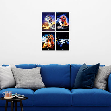 Back to the Future Collection Art Poster-Combo