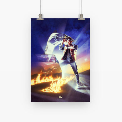 Back to the Future Collection Art Poster-Combo