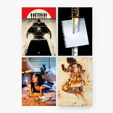 Tarantino Movie Collection Art Poster-Combo