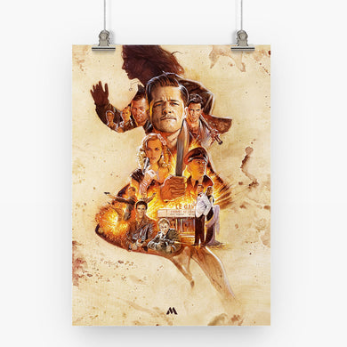 Tarantino Movie Collection Art Poster-Combo