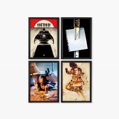 Tarantino Movie Collection Art Poster-Combo