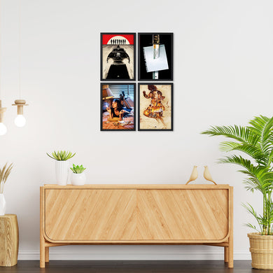 Tarantino Movie Collection Art Poster-Combo