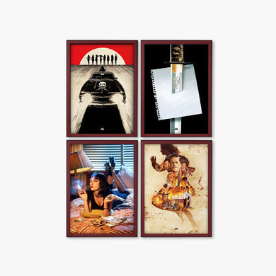 Tarantino Movie Collection Art Poster-Combo
