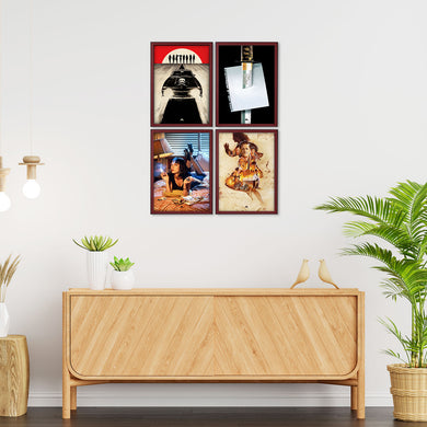 Tarantino Movie Collection Art Poster-Combo