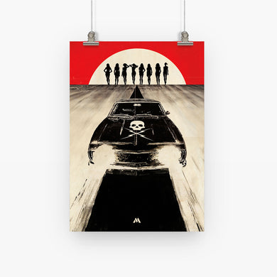 Tarantino Movie Collection Art Poster-Combo