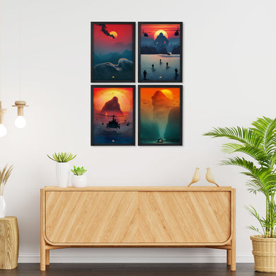 King Kong Collection Art Poster-Combo