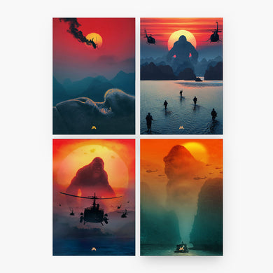 King Kong Collection Art Poster-Combo