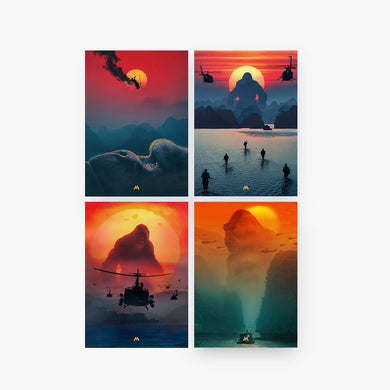 King Kong Collection Art Poster-Combo