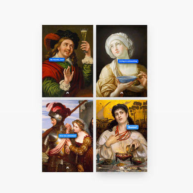 Laughable Masterpieces Collection Art Poster-Combo