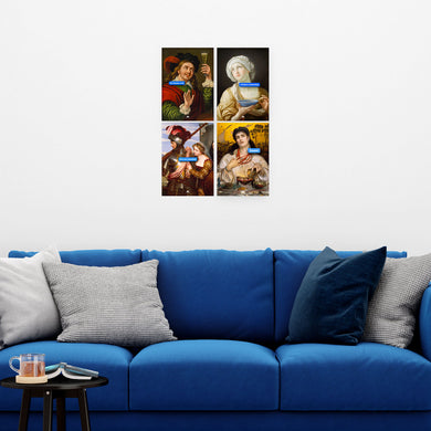 Laughable Masterpieces Collection Art Poster-Combo