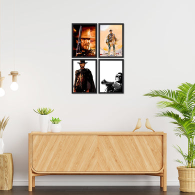 Clint Eastwood Collection Art Poster-Combo