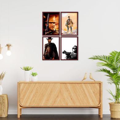 Clint Eastwood Collection Art Poster-Combo