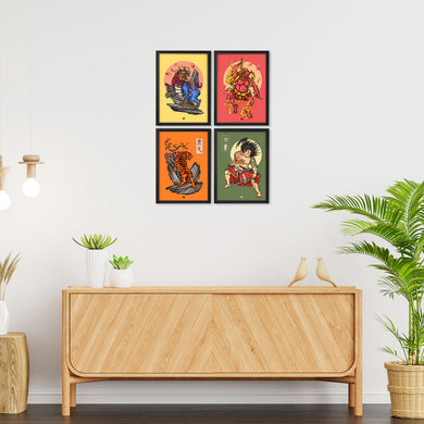 Japanese Shinto Art Collection Art Poster-Combo