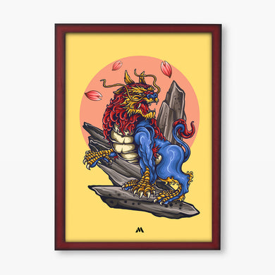 Japanese Shinto Art Collection Art Poster-Combo