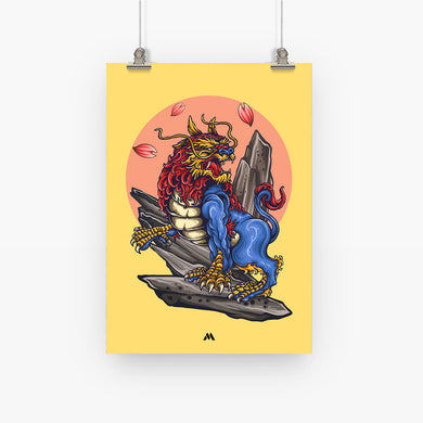 Japanese Shinto Art Collection Art Poster-Combo