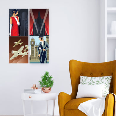 Art Deco Collection Art Poster-Combo