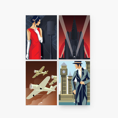 Art Deco Collection Art Poster-Combo