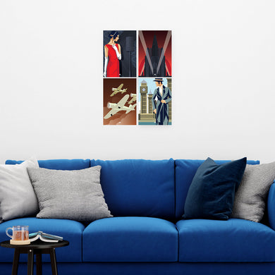 Art Deco Collection Art Poster-Combo