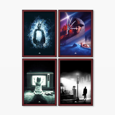 Horror Movie Collection Art Poster-Combo