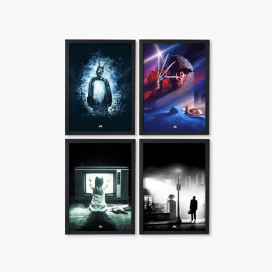 Horror Movie Collection Art Poster-Combo