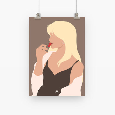 Modern Minimalist Damsel Collection Art Poster-Combo