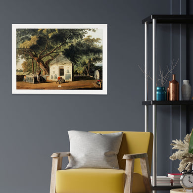 Sacred Tree of Hindus [Thomas Daniell] Art-Poster