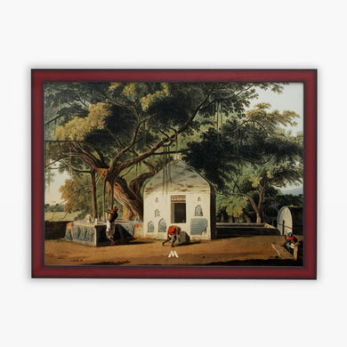 Sacred Tree of Hindus [Thomas Daniell] Art-Poster