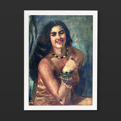 Self Portrait [Amrita Sher Gil] Art-Poster