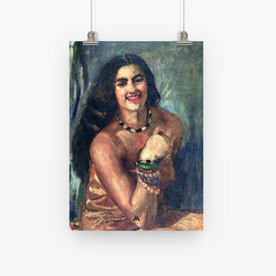 Self Portrait [Amrita Sher Gil] Art-Poster