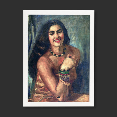 Self Portrait [Amrita Sher Gil] Art-Poster