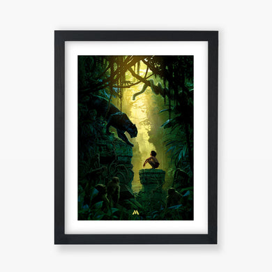 The Jungle Book-Mowgli and Bagheera Art-Poster