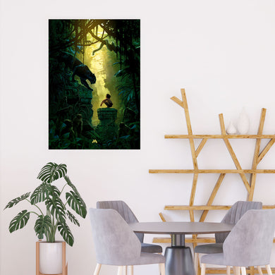 The Jungle Book-Mowgli and Bagheera Art-Poster