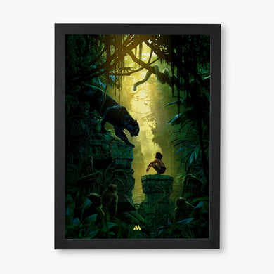 The Jungle Book-Mowgli and Bagheera Art-Poster