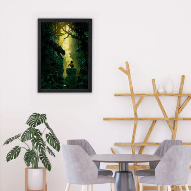 The Jungle Book-Mowgli and Bagheera Art-Poster