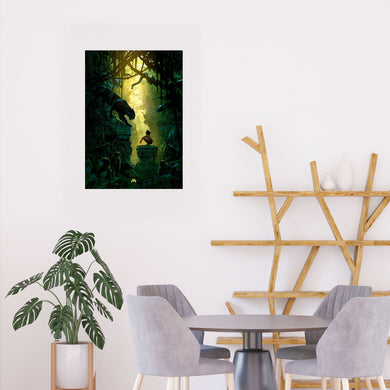 The Jungle Book-Mowgli and Bagheera Art-Poster