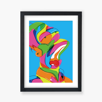 The Simpsons-Homer in Technicolour Art-Poster