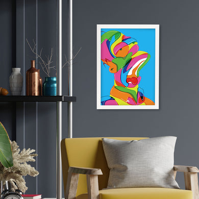 The Simpsons-Homer in Technicolour Art-Poster