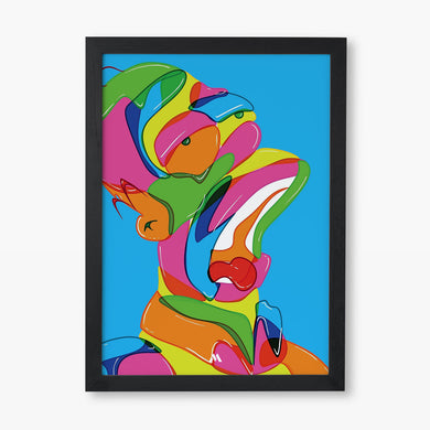 The Simpsons-Homer in Technicolour Art-Poster