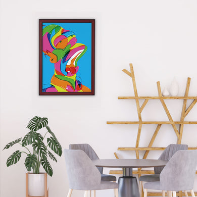 The Simpsons-Homer in Technicolour Art-Poster