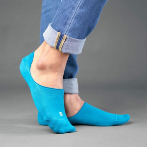 Azure Blue No-Show Socks from SockSoho