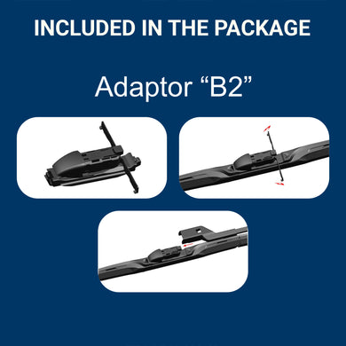 Blaupunkt Velocity Flexi Wiper Blades Pair for Audi Q5