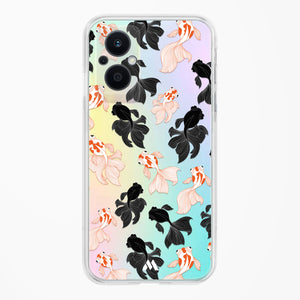 Siamese Fighting Fish Crystal Clear Transparent Case-(Oppo)