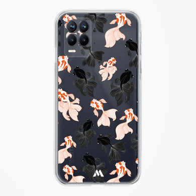 Siamese Fighting Fish Crystal Clear Transparent Case-(Realme)