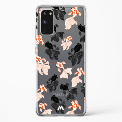 Siamese Fighting Fish Crystal Clear Transparent Case-(Samsung)