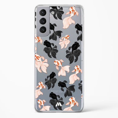 Siamese Fighting Fish Crystal Clear Transparent Case-(Samsung)