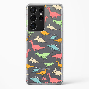 Jurassic Perks Crystal Clear Transparent Case-(Samsung)
