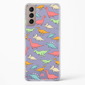 Jurassic Perks Crystal Clear Transparent Case-(Samsung)