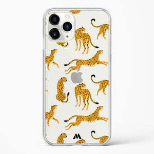 Wildling Cheetahs Crystal Clear Transparent Case-(Apple)